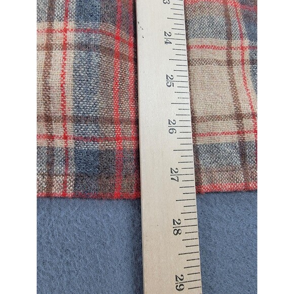 Vintage Brewster Wool Of The West Shirt Mens M Plaid Lined Western READ 80s - Picture 14 of 15